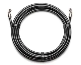 Up Down Air Air Brake Tubing 240 Inch of Hi Temp Air Brake Tubing And 2 each 90 Degree 3/8 Swivel Push to Connect Fittings