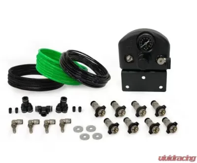 Up Down Air Tire Inflator System 4 Tire Universal With Box, Fittings, Hoses and Storage Bag Black - 88-9999