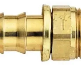 Aeroquip #8 Socketless Hose To 3/8 Male Pipe Fitting