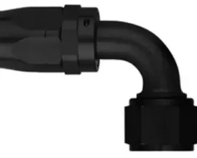 Aeroquip #12 90 Deg Hose End Black