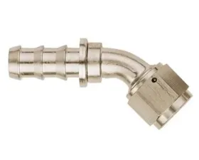 Aeroquip Universal Nickel -6 Socketless 45 deg
