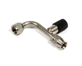 Aeroquip Universal 90 Degree -6 A/C Fitting w/Charge Port