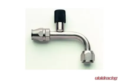 Aeroquip Universal 90 Degree -8 A/C Fitting w/Charger Port - FCE1833