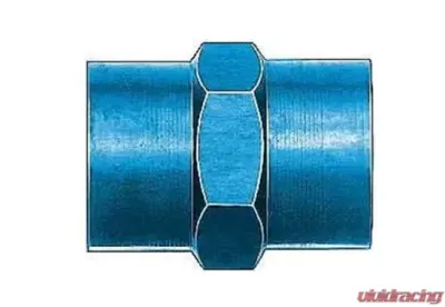 Aeroquip Universal 1/4in Alum Pipe Coupler - FCM2130