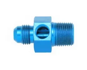 Aeroquip Universal #8 to 3/8in NPT Str Adpt w/ 1/8in NPT Port