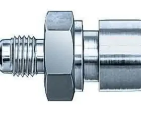 Aeroquip Universal #3 To 3/8-24 Inverted Female Steel Adapter