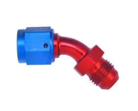 Aeroquip Universal #6 Male to #6 Female 45 Deg Swivel Fitting