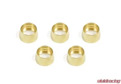Aeroquip Universal Repl Brass Sleeve for #8 Teflon Hose Ftgs (5pk) - FCM3824