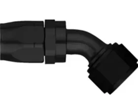 Aeroquip Universal #8 45 Deg Hose End Black