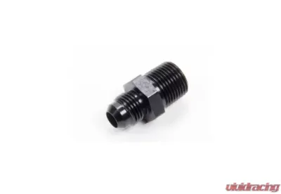Aeroquip Universal Str Alum #6 Flare 3/8in Black - FCM5005