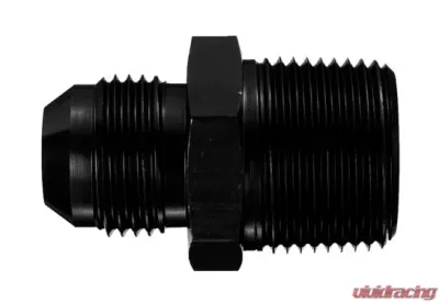 Aeroquip Universal Str Alum #8 Flare 1/4in Black - FCM5006