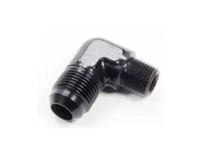 Aeroquip Universal 90 Deg #10 to 3/8in Alum Adapter Black