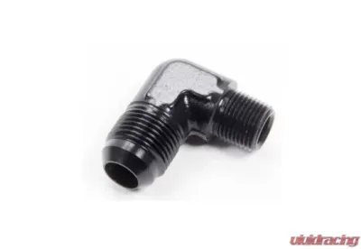 Aeroquip Universal 90 Deg #10 to 3/8in Alum Adapter Black - FCM5016