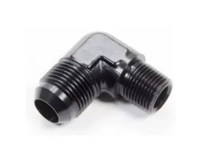 Aeroquip Universal 90 Deg #12 to 1/2in Alum Adapter Black