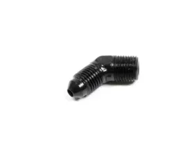 Aeroquip Universal 45 Deg Alum #3 Flare 1/8 in Black