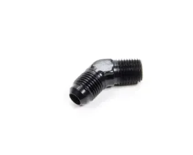 Aeroquip Universal 45 Deg Alum #8 to 3/8npt Fitting Black