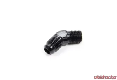 Aeroquip Universal 45 Deg Alum #8 to 3/8npt Fitting Black - FCM5023