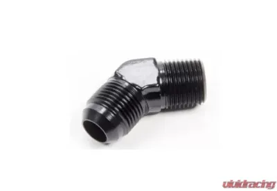 Aeroquip Universal 45 Deg Alum #10 Flare 1/2in Black - FCM5024