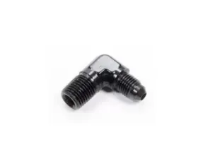 Aeroquip Universal 90 Deg Alum #4 Flare 1/4 in Black