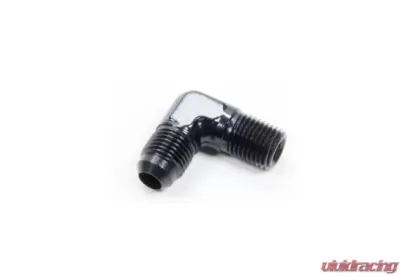 Aeroquip Universal 90 Deg Alum #6 Flare 1/4 in Black - FCM5034