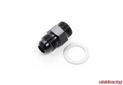 Aeroquip Universal #6 Single Feed Holley Black - FCM5113