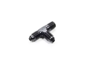 Aeroquip Universal Alum Run Tee #4 Flare 1/8in Black