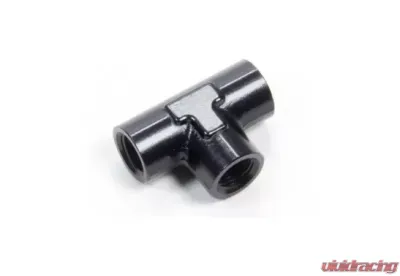 Aeroquip Universal Alum Female Pipe Tee 1/8in Black - FCM5150