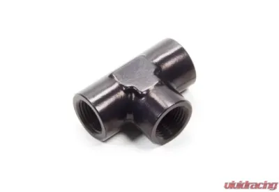 Aeroquip Universal Alum Female Pipe Tee 3/8in Black - FCM5152