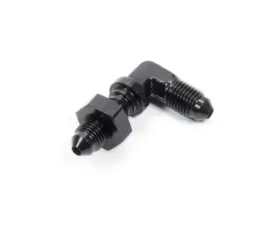 Aeroquip Universal Alum 90 Deg Bulkhead Union #3 Flare Black