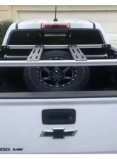 Cali Raised LED Mid Height Overland Bed Rack Short Bed Chevrolet Colorado 14-21                                     - CR3707 - Image 2