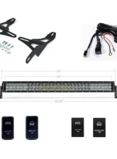 Cali Raised LED Lower Bumper Hidden Mounts 32-Inch Combo LED Bar Wiring Harness Toyota Tacoma 2016-2021                                     - CR2842 - Image 2