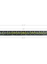 Cali Raised LED Lower Bumper Flush Mounts 32-Inch Combo Amber Single Row LED Bar Wiring Harness Toyota Tacoma 2016-2021                                     - CR2851 - Image 2