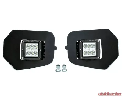 Cali Raised LED Fog Mounts 18W Spot 3x2 Pods Adapters Toyota Tacoma 2016-2021 - CR2531