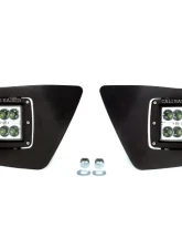 Cali Raised LED Fog Mounts 18W Spot 3x2 Amber Pods Adapters Toyota Tacoma 2012-2015                                     - CR2458 - Image 3