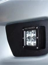 Cali Raised LED Fog Mounts 18W Spot 3x2 Amber Pods Adapters Toyota Tacoma 2012-2015                                     - CR2458 - Image 4