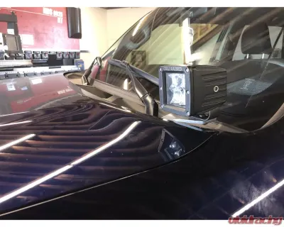 Cali Raised LED Ditch Mount 18W 3x2 LED Pods Wiring Harness Toyota 4Runner 2010-2021 - CR2494