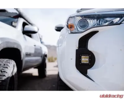 Cali Raised LED Fog Mounts 18W Spot 3x2 Pods Adapters Toyota 4Runner 2014-2021 - CR2553