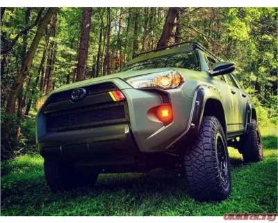 Cali Raised LED Fog Mounts 18W Spot 3x2 Pods Adapters Toyota 4Runner 2014-2021 - CR2553