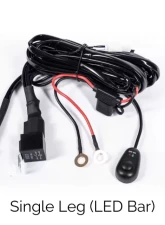 Cali Raised LED Roof Mounts 52-Inch Curved Combo LED Bar Wiring Harness Toyota 4Runner 2003+                                     - CR2504 - Image 3