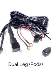 Cali Raised LED Ditch Mount 27W Side Projecting Pods Wiring Harness Toyota 4Runner 2014-2021                                     - CR2547 - Image 5