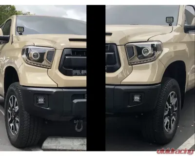 Cali Raised LED Fog Mounts 18W Spot 3x2 Pods Adapters Toyota 4Runner 2014-2021 - CR2567