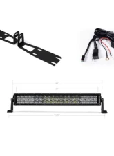 Cali Raised LED Lower Bumper Hidden Mounts 22-Inch Combo LED Bar Wiring Harness Dodge 2500 | 3500 10-20                                     - CR2557 - Image 4
