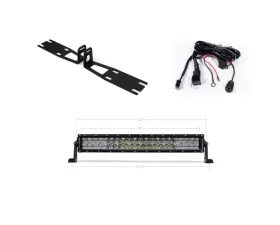 Cali Raised LED 22-Inch LED Bar Lower Bumper Hidden Mounts Dodge 2500 | 3500 2010-2018