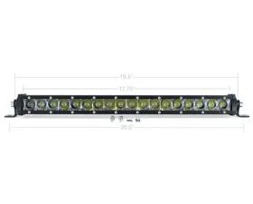 Cali Raised LED 20-Inch Combo Single Row LED