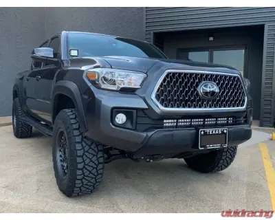 Cali Raised LED Lower Bumper Hidden Mounts for 32-Inch LED Bar Toyota Tacoma 2016-2021 - CR2357
