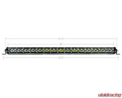 Cali Raised LED Bar Lower Bumper Flush Mounts for 32-Inch LED Toyota Tacoma 2016-2021 - CR2356
