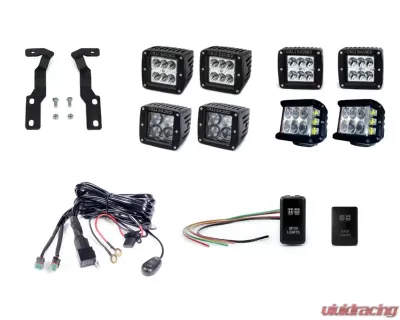 Cali Raised LED Pod Hood Ditch Mounts Toyota Tacoma 2016+ - CR2360