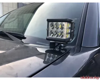 Cali Raised LED Pod Hood Ditch Mounts Toyota Tacoma 2016+ - CR2360