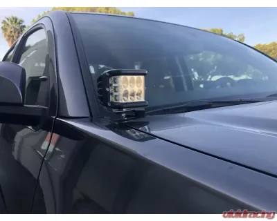 Cali Raised LED Pod Hood Ditch Mounts Toyota Tacoma 2016+ - CR2360