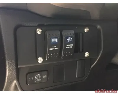 Cali Raised LED Rocker Style Switch Panel 3 Switch Toyota Tacoma 2005-2021 - CR2379